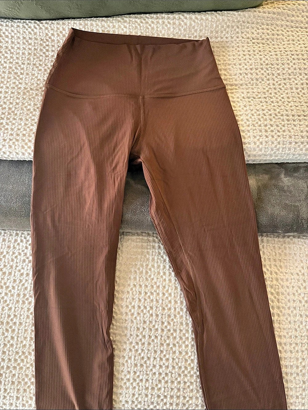 lululemon Ribbed Leggings in Brown Size 6